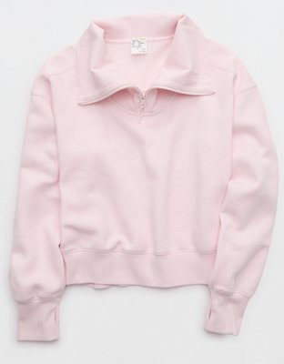 OFFLINE By Aerie Cloud Fleece Quarter Zip Sweatshirt