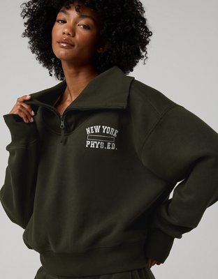 OFFLINE By Aerie Cloud Fleece Quarter Zip Sweatshirt