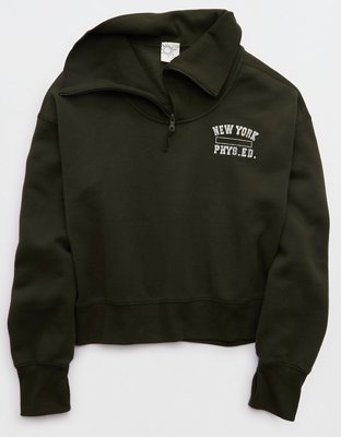 OFFLINE By Aerie Cloud Fleece Quarter Zip Sweatshirt