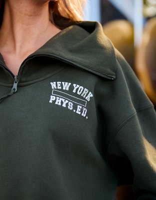 OFFLINE By Aerie Cloud Fleece Quarter Zip Sweatshirt