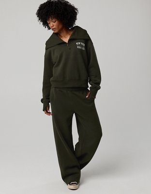 OFFLINE By Aerie Cloud Fleece Quarter Zip Sweatshirt