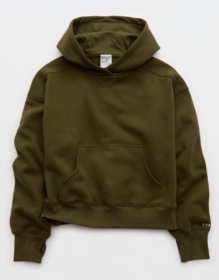OFFLINE By Aerie Cloud Fleece V-Neck Crew Sweatshirt