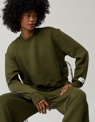 OFFLINE By Aerie Coffee Run Crewneck