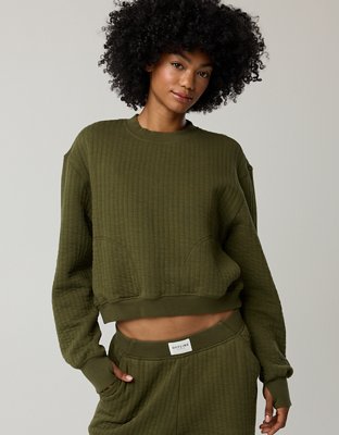 OFFLINE By Aerie Coffee Run Crewneck