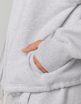 OFFLINE By Aerie Fleece Seamed Full Zip