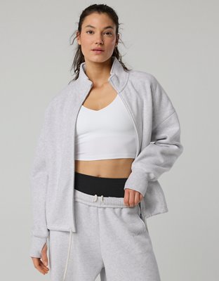 OFFLINE By Aerie Cloud Fleece Seamed Full Zip