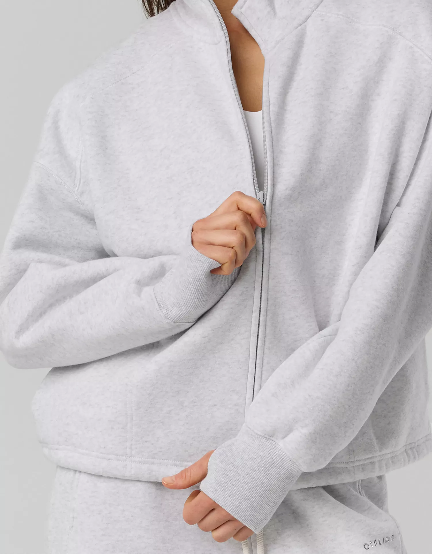 OFFLINE By Aerie Cloud Fleece Seamed Full Zip - thumbnail 5