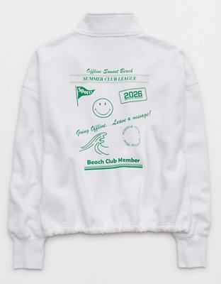 OFFLINE By Aerie | Smiley® Cloud Fleece Seamed Full Zip | OFFLINE