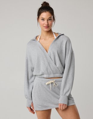OFFLINE By Aerie Keep It 100 Terry Wrap Hoodie from American Eagle - $61.70