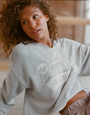 OFFLINE By Aerie Throwback Notch Crewneck