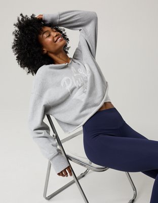 OFFLINE By Aerie Throwback Notch Crewneck