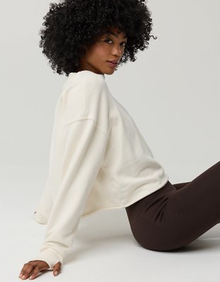 OFFLINE By Aerie Throwback Notch Crewneck