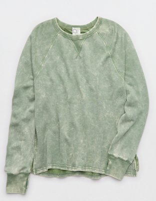 OFFLINE By Aerie Keep It 100 Terry Long Sleeve T-Shirt