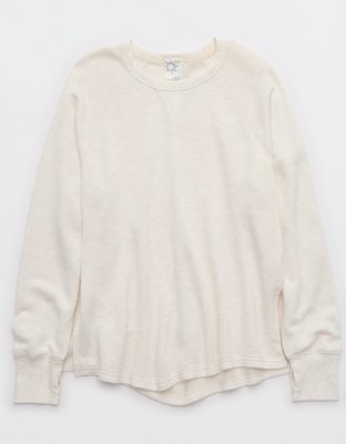 OFFLINE By Aerie Keep It 100 Terry Long Sleeve T-Shirt