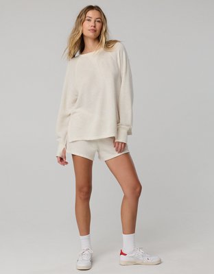 OFFLINE By Aerie Keep It 100 Terry Long Sleeve Crewneck from American Eagle - $59.95