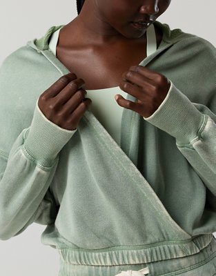 OFFLINE By Aerie Keep It 100 Terry Wrap Hoodie
