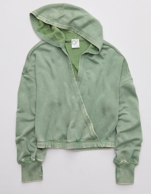OFFLINE By Aerie Keep It 100 Terry Wrap Hoodie