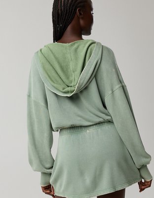 OFFLINE By Aerie Keep It 100 Terry Wrap Hoodie