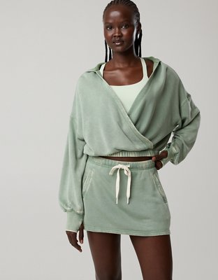OFFLINE By Aerie Keep It 100 Terry Wrap Hoodie
