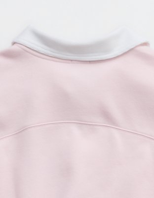 OFFLINE By Aerie Cloud Fleece Polo Sweatshirt
