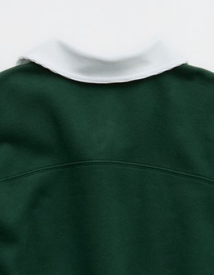 OFFLINE By Aerie Cloud Fleece Polo Sweatshirt