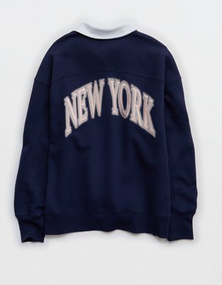 OFFLINE By Aerie Cloud Fleece Polo Sweatshirt