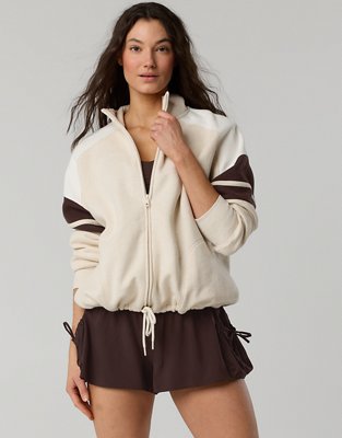 OFFLINE By Aerie Cloud Fleece Seamed Full Zip