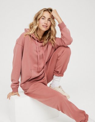 aerie white sweatpants