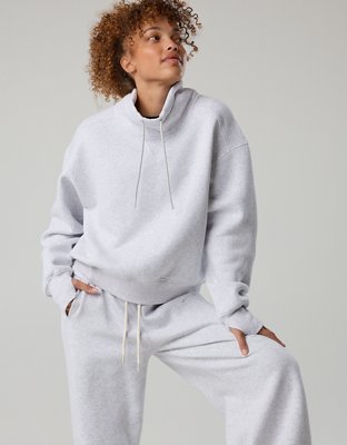 OFFLINE By Aerie Cloud Fleece Classic Funnel Sweatshirt