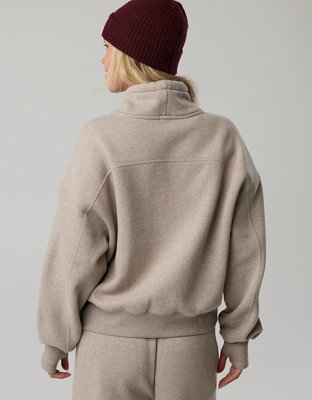 OFFLINE By Aerie Cloud Fleece Classic Funnel Sweatshirt