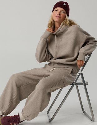 OFFLINE By Aerie Cloud Fleece Classic Funnel Sweatshirt