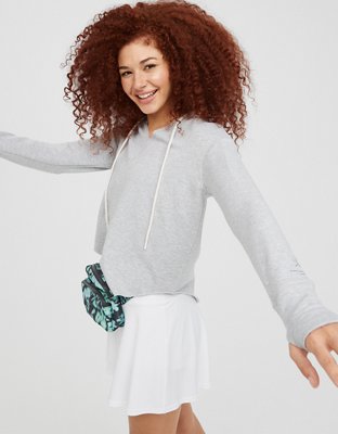 OFFLINE By Aerie OTT Fleece Raw Cut Hoodie