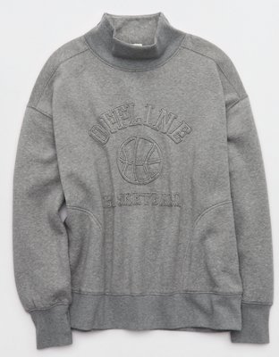 OFFLINE By Aerie Cloud Fleece Oversized Mockneck Sweatshirt