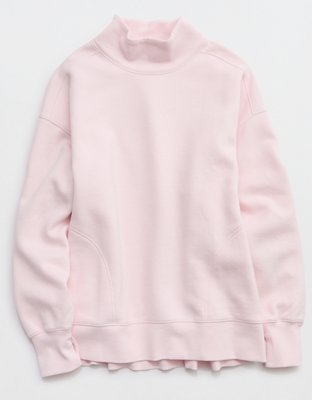 OFFLINE By Aerie Cloud Fleece Oversized Mockneck Sweatshirt