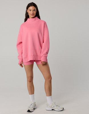 OFFLINE By Aerie Cloud Fleece Oversized Mockneck Sweatshirt