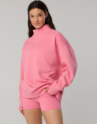 OFFLINE By Aerie Cloud Fleece Oversized Mockneck Sweatshirt