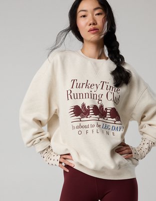 OFFLINE By Aerie Cloud Fleece Oversized Crewneck Sweatshirt