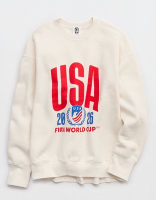 FWC26™ OFFLINE By Aerie Cloud Fleece Oversized Crewneck Sweatshirt