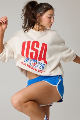 FWC26™ OFFLINE By Aerie Cloud Fleece Oversized Crewneck Sweatshirt