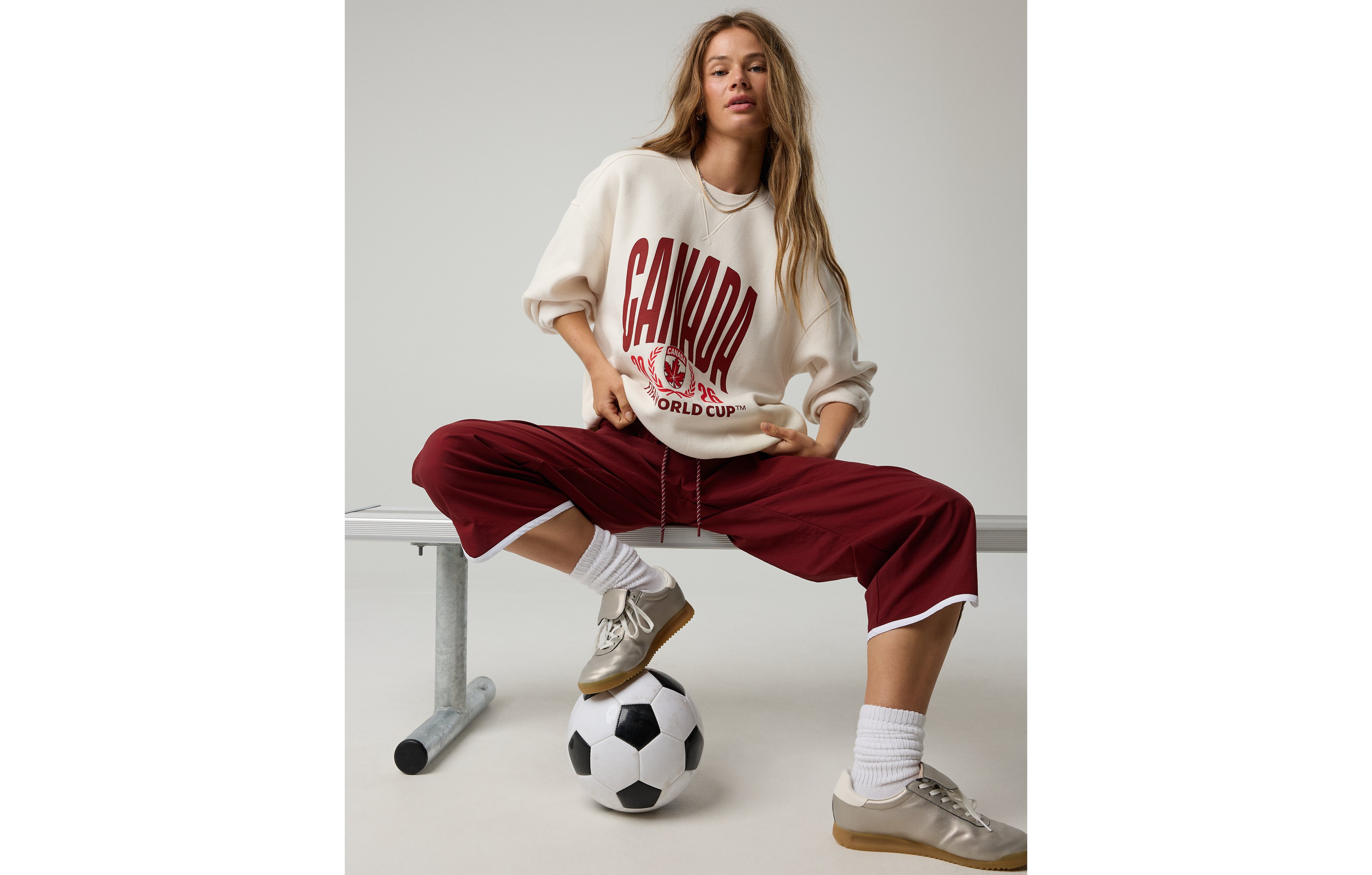 FWC26™ OFFLINE By Aerie Cloud Fleece Oversized Crewneck Sweatshirt