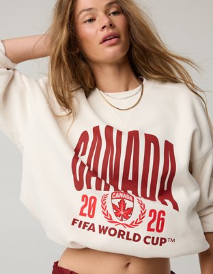 FWC26™ OFFLINE By Aerie Cloud Fleece Oversized Crewneck Sweatshirt