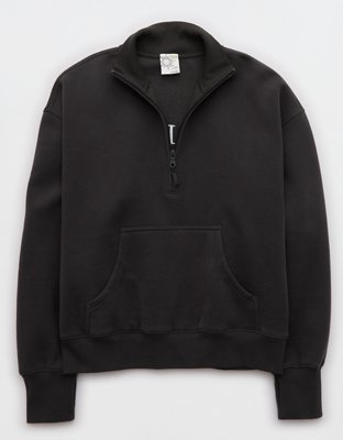 OFFLINE By Aerie Cloud Fleece Quarter Zip Sweatshirt
