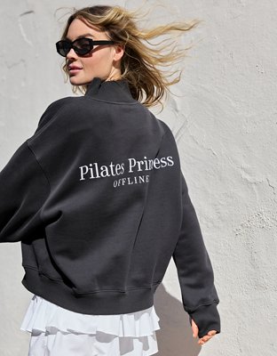 OFFLINE By Aerie Cloud Fleece Quarter Zip Sweatshirt