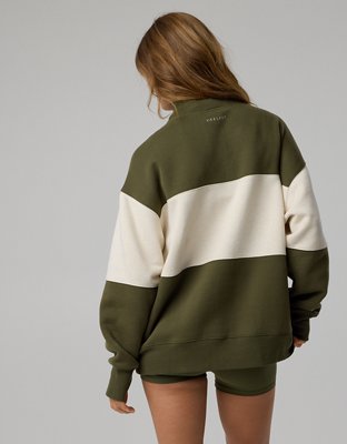 OFFLINE By Aerie Cloud Fleece Oversized Mockneck Sweatshirt