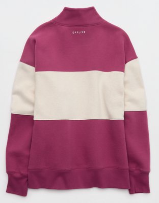 OFFLINE By Aerie Cloud Fleece Oversized Mockneck Sweatshirt