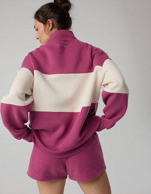 OFFLINE By Aerie Cloud Fleece Oversized Mockneck Sweatshirt