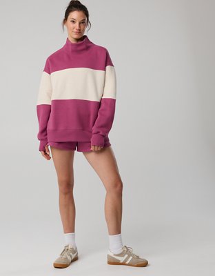 OFFLINE By Aerie Cloud Fleece Oversized Mockneck Sweatshirt