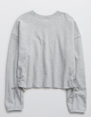 OFFLINE By Aerie Weekend Side Tie Sweatshirt