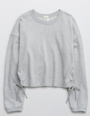 OFFLINE By Aerie Weekend Side Tie Sweatshirt