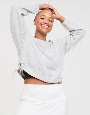 Aerie short 2025 sleeve sweatshirt